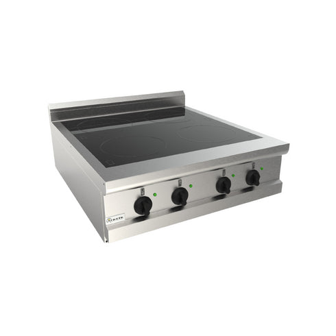 Cuisinière à induction 4 feux à poser 800x900x270mm